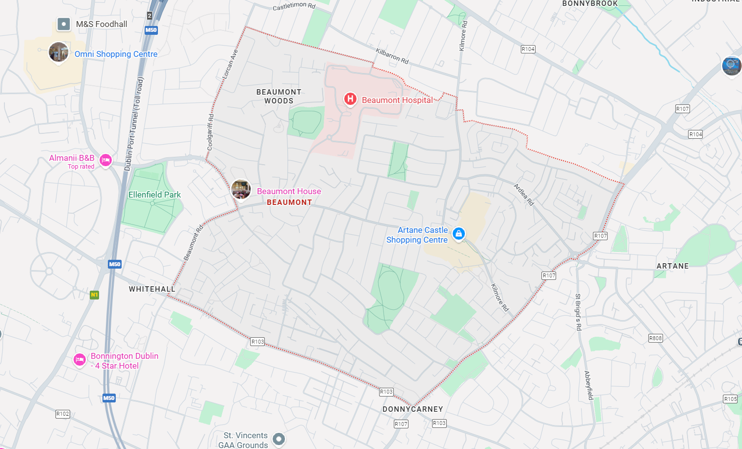 Beaumont Service Area